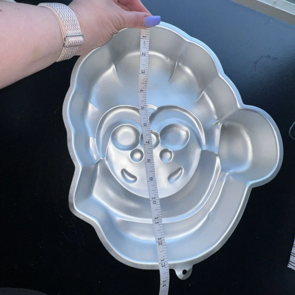 Vtg Wilton‎ 1987 Santa Claus Face Cake Pan Baking Mold Aluminum Korea 2105 1225